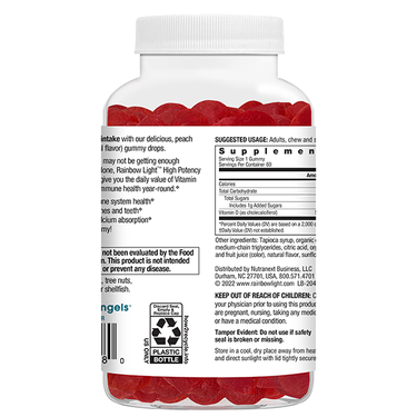 High Potency Vitamin D3 Peach 2000IU - Rainbow Light